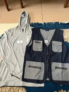 Hoodie Vest Outer Preloved
