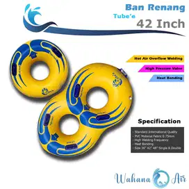 Ban Renang Dewasa Anak Watertube Waterpark Waterboom Ukuran 42 Single