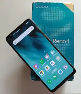 Oppo Reno 4 ram 8/128gb normal semua lengkap siap pakai sesuai iklan