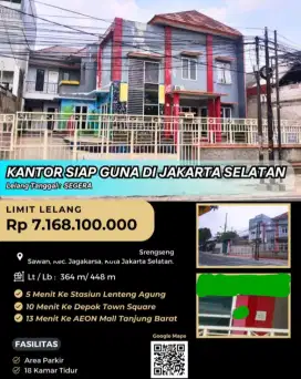 Dijual Kantor Siap Guna Srengseng Sawah Jagakarsa
