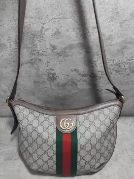 Tas gucci ophidia halfmoon kanvas