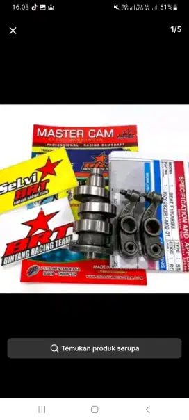 Master cam honda beat fi/karbu
