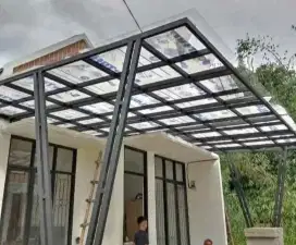 Kanopi atap minimalis