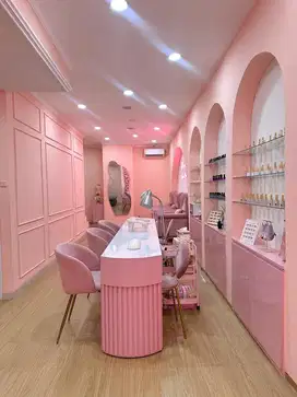 MEJA NAIL ART DAN BANGKU NAIL ART