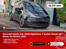 Hyundai Staria 2.2L 2WD Signature 7 Seater AT Black 2021/2022