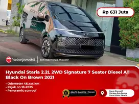Hyundai Staria 2.2L 2WD Signature 7 Seater AT Black 2021/2022