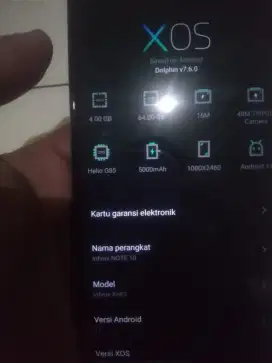 infinix note 10 ram 4/64