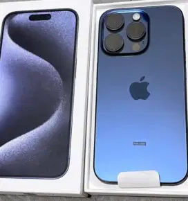 Iphone 15 Pro 128 Resmi ID/A Blue Titanium