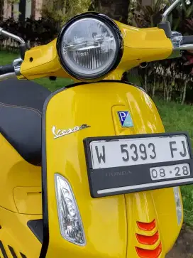 Odo 700 KM‼️Primavera S Abs 2023 Yellow Sole.Nopol W Gresik.