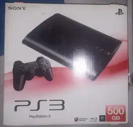 FS PS 3 Slim Hitam 500 GB Komplit