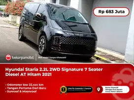 [LOW KM] Hyundai Staria 2.2L 2WD Signature 7 Seater AT Hitam 2021/2022