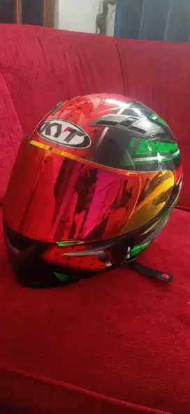 Jual helm KYT full face rainbow