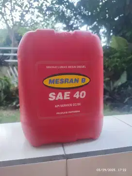 Mesran B SAE 40 5 lt