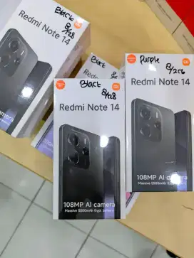 Redmi note 14 8/128 gb Garansi resmi