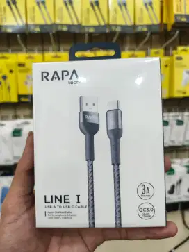 KABEL DATA TYPE C RAPA QC 3.0