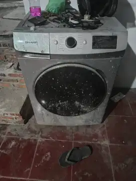 Dijual Mesin Cuci Sharp tabung depan