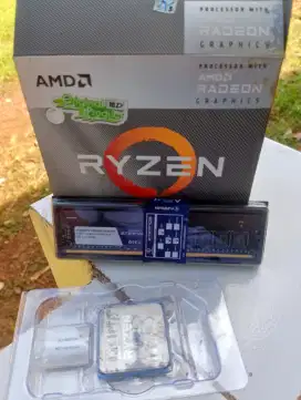 Processor Ryzen 3 4300g dan ram ddr4 8gb