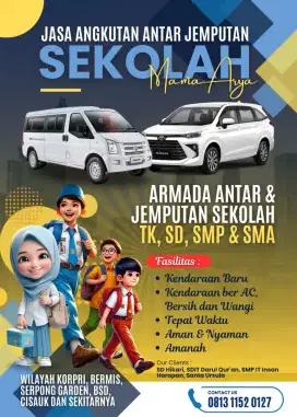 Driver Antar Jemput Anak Sekolah