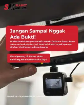 Dashcam dvr mobil plus pemasangan