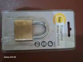 Gembok merk Yale Essentials 50mm tanpa kunci
