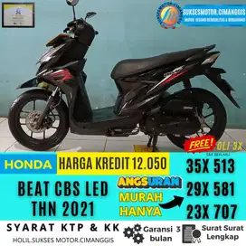 BEAT CBS LED MURAH GARANSI CASH&KREDIT CICILAN RINGAN FREE OLI