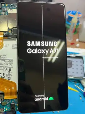 Lcd Samsung A71 Original Garis