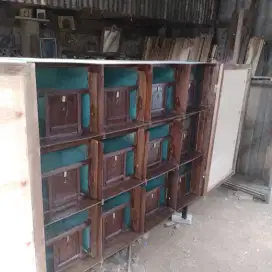 Kandang burung 40x40 persegi 12 pintu