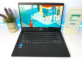 Laptop MSI Modern core i3 Gen 11 Layar FHD IPS Jernih Keyboard backlig
