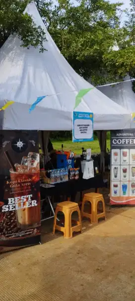 Tenda bekas usaha baru pakai 1bln jual borongan