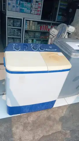 Mesin cuci 2 tabung AQUA seken bergaransi