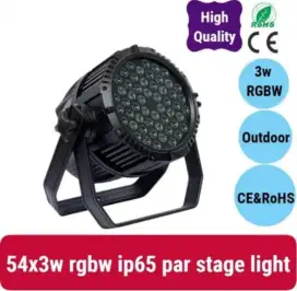 LAMPU PAR LED LAMPU PANGGUNG LAMPU LAPANGAN  54WX3W FULL COLOUR