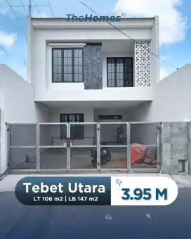 Dijual rumah 2lantai akses 2mobil lokasi tebet utara jakarta selatan