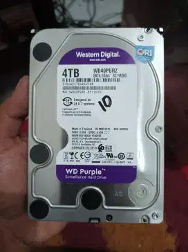 HDD Hardisk PC WD Purple 4TB Original Mulus Sentinel 100%