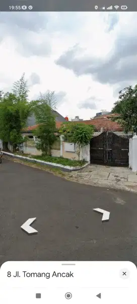 Di jual tanah dan rumah SHM
