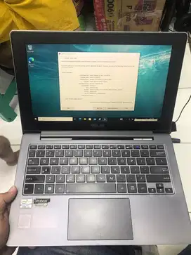 Laptop Asus Core i7 Touchscreen Dual Screen Ram 4gb ssd 256gb seken
