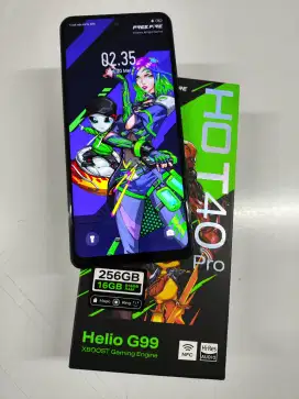INFINIX HOT 40 PRO RAM 8/256GB FULSET ORI