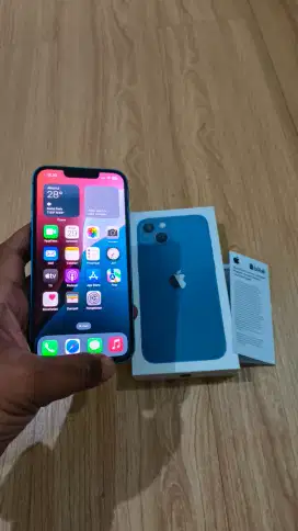 Iphone 13 256gb resmi indo ID/A Fullset bisa tt hp lain