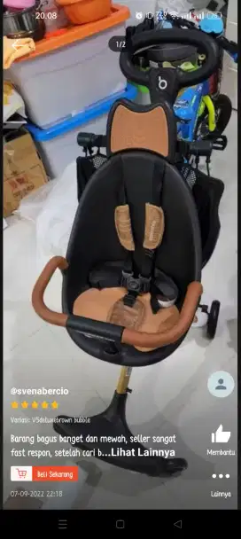 STROLLER BAOBAOHAO V5 B DELUXE BROWN