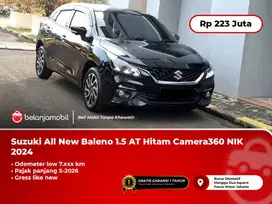 [ LOW KM ] Suzuki All New Baleno 1.5 AT Hitam Camera360 2024/2025