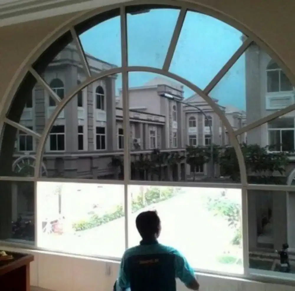 Stiker kaca stiker dekorasi rumah ruko gedung kaca film premium