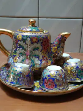 Thai Benjarong tea set