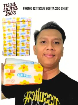 PROMO 12 PCS TISSUE FACIAL 250 SHEET 2 PLY