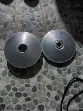 pully depan dan mangkok ganda vario