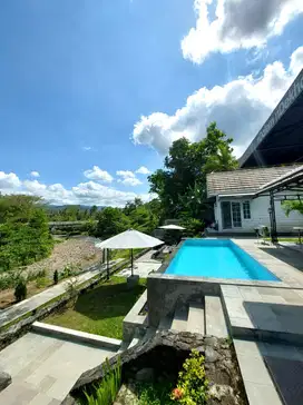 Villa Cantik View Sungai di Nanggulan Kulon Progo