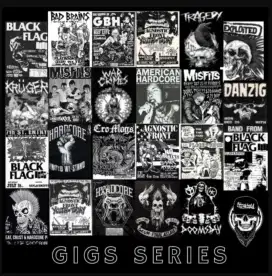 Poster Band Metal Rock Retro A3 Besar | Dekorasi Dinding Kamar Tidur |