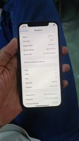 Iphone 12 64giga Ibox
