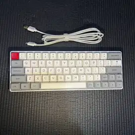 Rexus Daxa 64 Classic - White Grey, Brown Switch