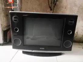 Tv tabung 29in merk sharp normal