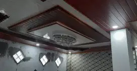 Wall Moulding Sekat Plafon Partisi PVC GRC Gypsum Jasa Tukang Pasang