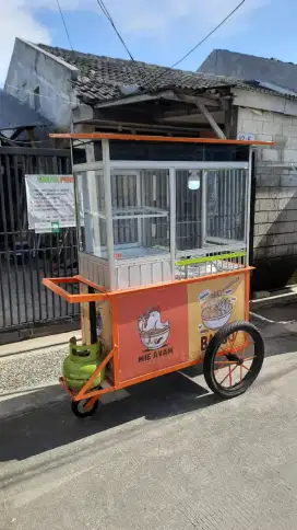 grobak mie ayam/bakso/gorengan/sosis bakar/DLL